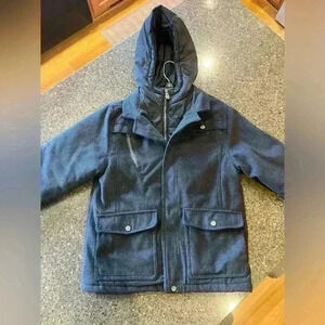 Trendy HAWK & Co Casual/Holiday/ Winter Coat/Jacket with hoodie! So cute!